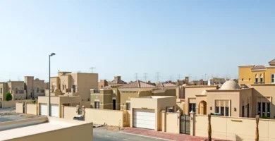 A suburban residential neighborhood in Al Barsha South, Dubai