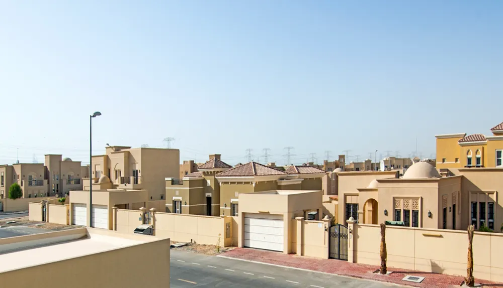 A suburban residential neighborhood in Al Barsha South, Dubai