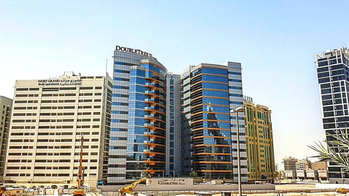 A modern cityscape in Al Barsha, Dubai